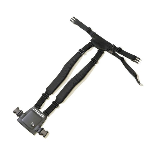 Sonor PG 6560 PowerStrap for Skarptromme, S-M, Svart