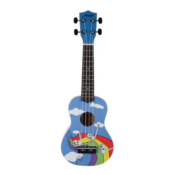 Morgan UK S 100 Ukulele - Rainbow m/bag