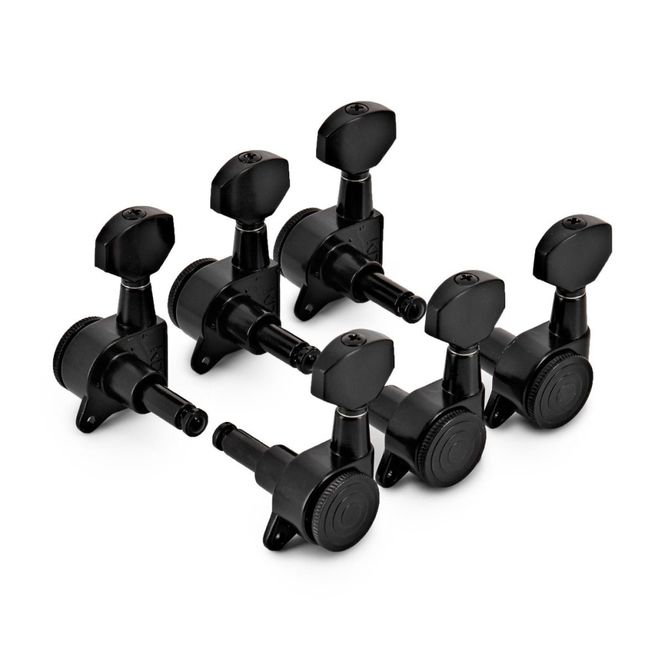 Hovedbilde Ortega OTMLOCK33-GB Locking Tuners, 3+3 Black