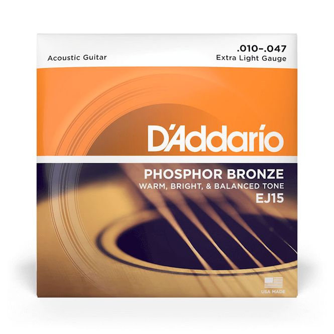 Hovedbilde D'Addario EJ15 Phosphor Bronze (010-047)