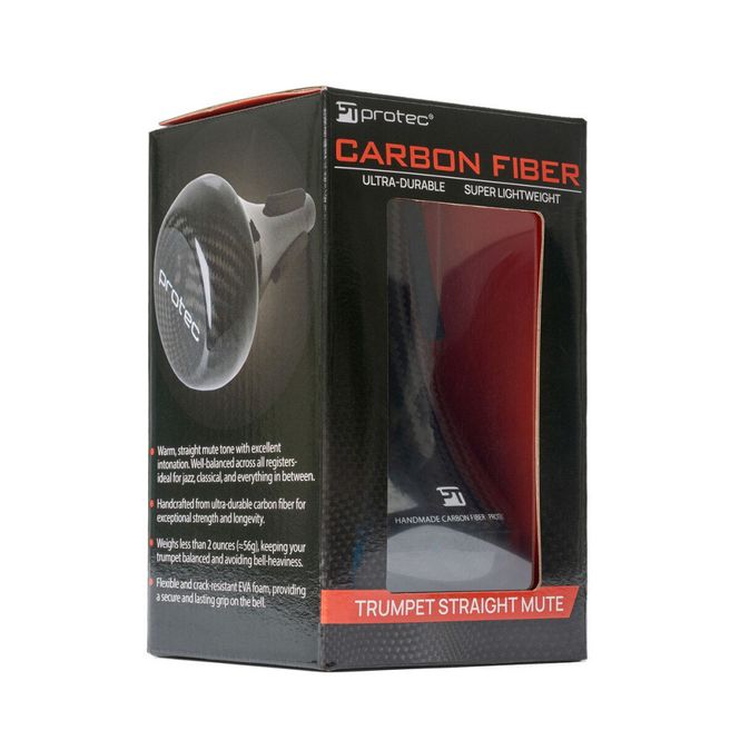 Hovedbilde Protec MC100 Carbon Fiber Straight Mute for Trompet