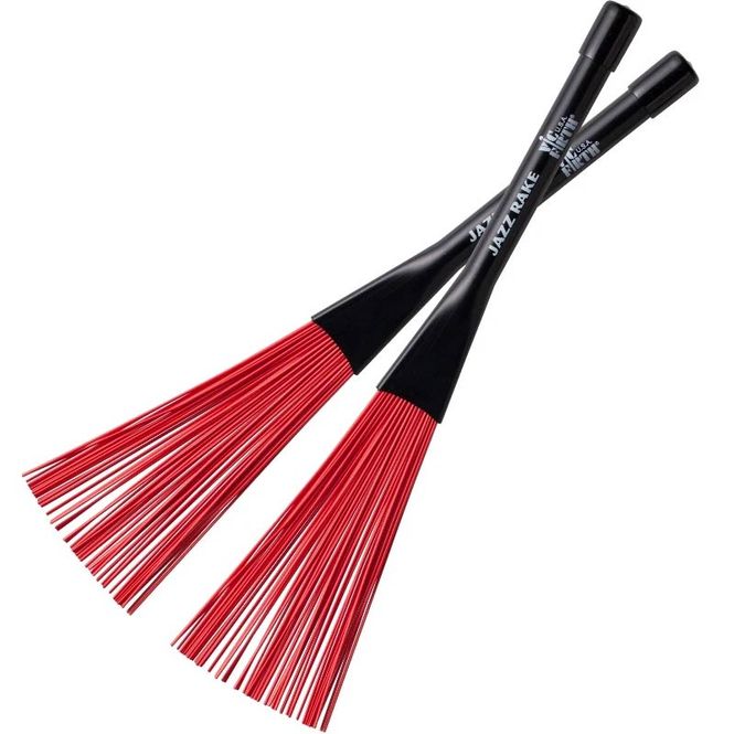 Hovedbilde Vic Firth BJR Jazz Rake Red Plastic