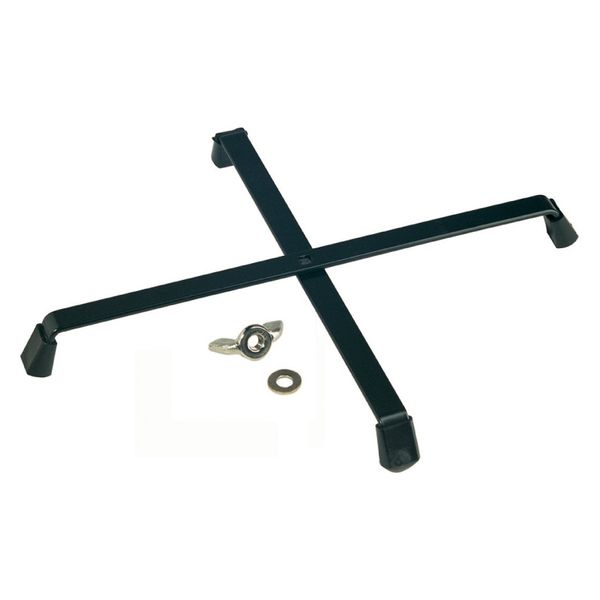 K&M 17700 Base for Enkeltpeg, Svart