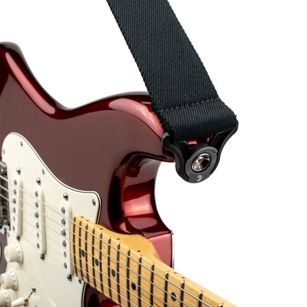 D'Addario 50BAL05 Auto Lock Gitarreim, Svart
