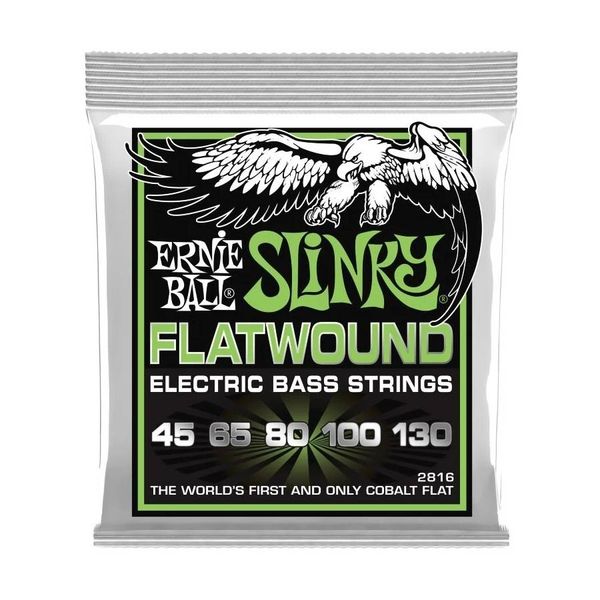 Ernie Ball 2816 Flatwound Cobalt 5-String Bass (45-130)