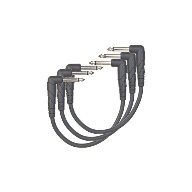 Hovedbilde D'Addario PW-CGTP-305 Classic Patchkabler 15cm, 3-pack