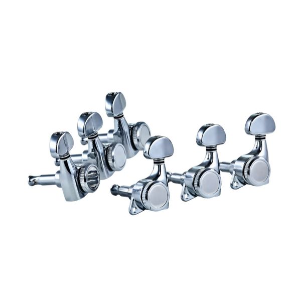 Ortega OTMLOCK33-CR Locking Tuners, 3+3 Chrome