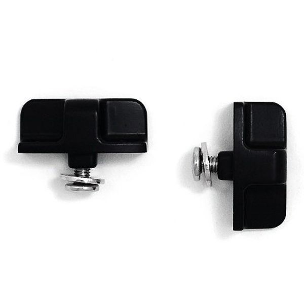 Gibraltar SC-TS Fotstopper til Basstrommepedal, Svart (2pk)