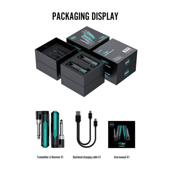 Swiff Audio WS-70+ Wireless Guitar System