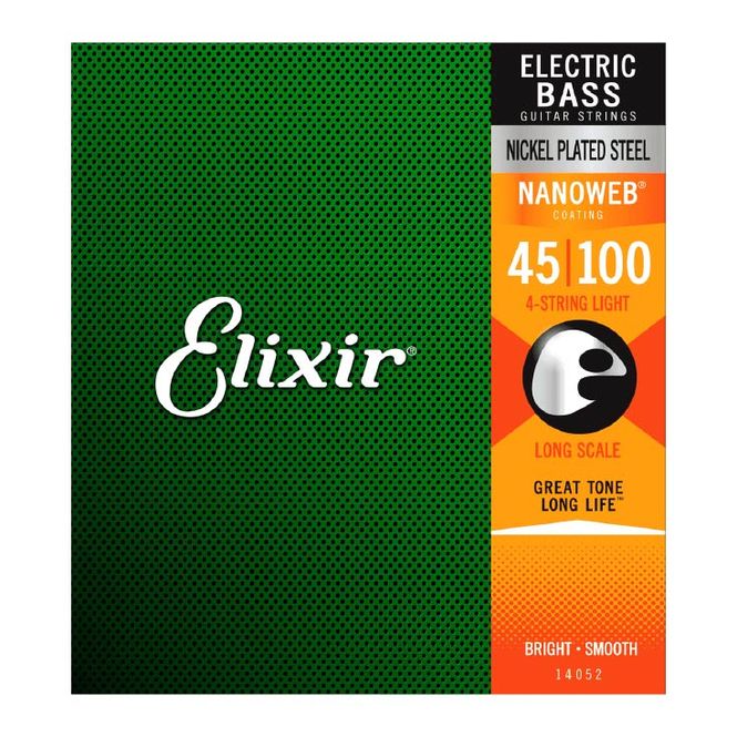Hovedbilde Elixir Nanoweb Nickel Plated Steel Light Bass (045-100)