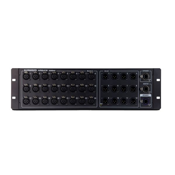 A&H AR2412 AudioRack for QU og GLD, 24 inn/12 ut