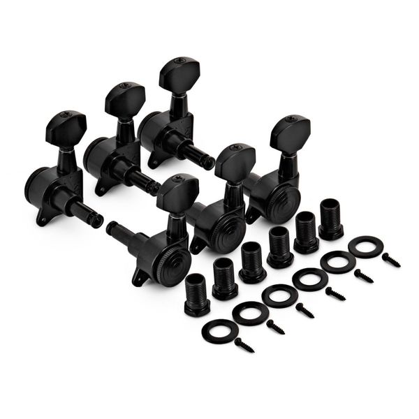 Ortega OTMLOCK33-GB Locking Tuners, 3+3 Black
