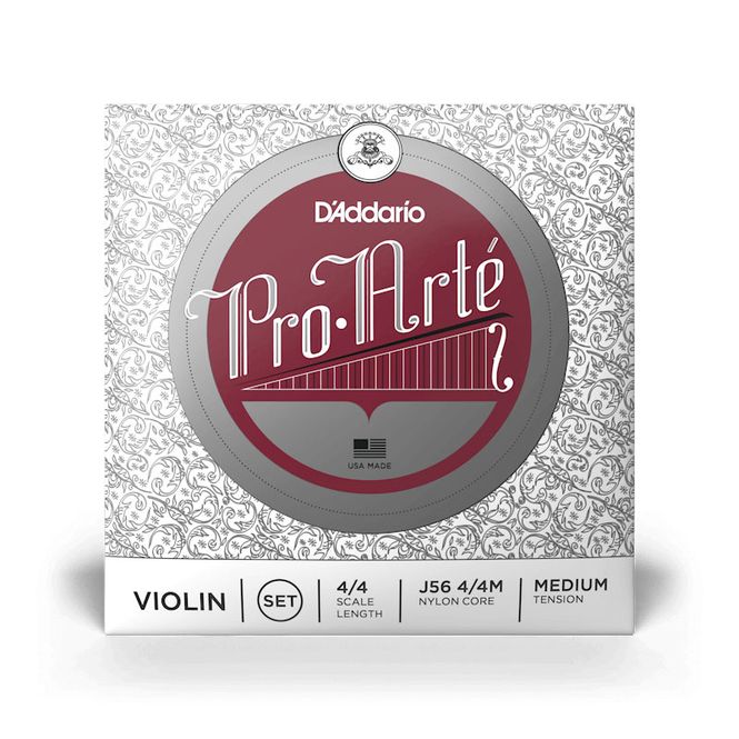 Hovedbilde D'Addario J56 4/4M Pro Arté Fiolin Strengsett, Medium Tension