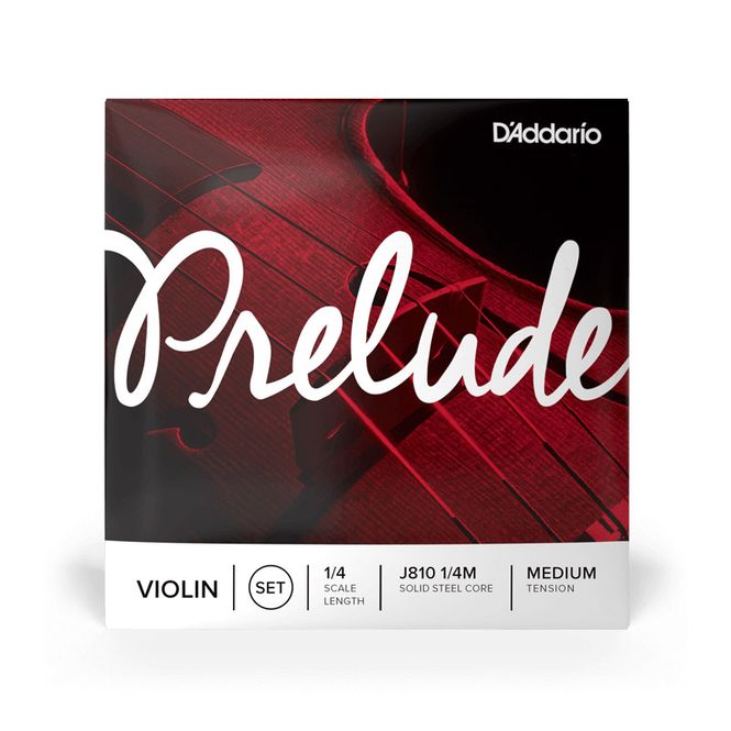Hovedbilde D'Addario J810 1/4M Prelude Fiolin Strengesett