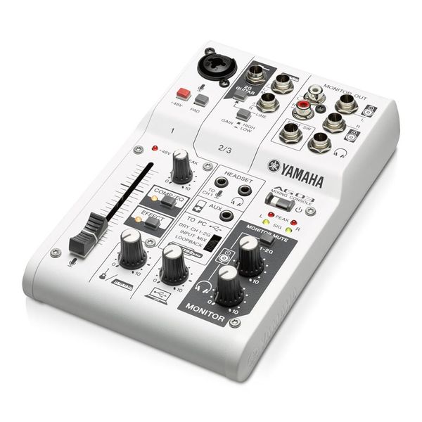 Yamaha AG03 MK2 Mikser med USB, Hvit