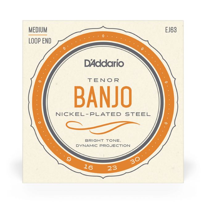 Hovedbilde D'Addario EJ63 Tenorbanjo, Loop End